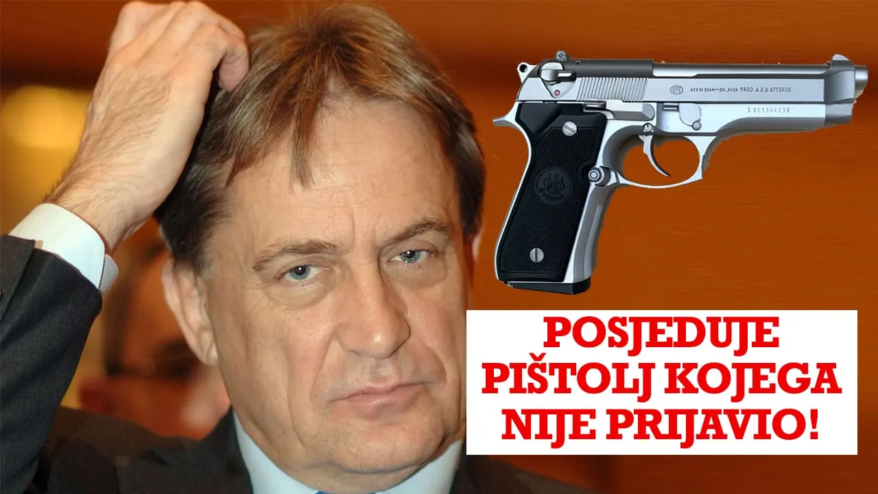 Zadarska policija ne demantira ZADAR Newsov tekst o Kalmetinom ilegalnom posjedovanju pištolja