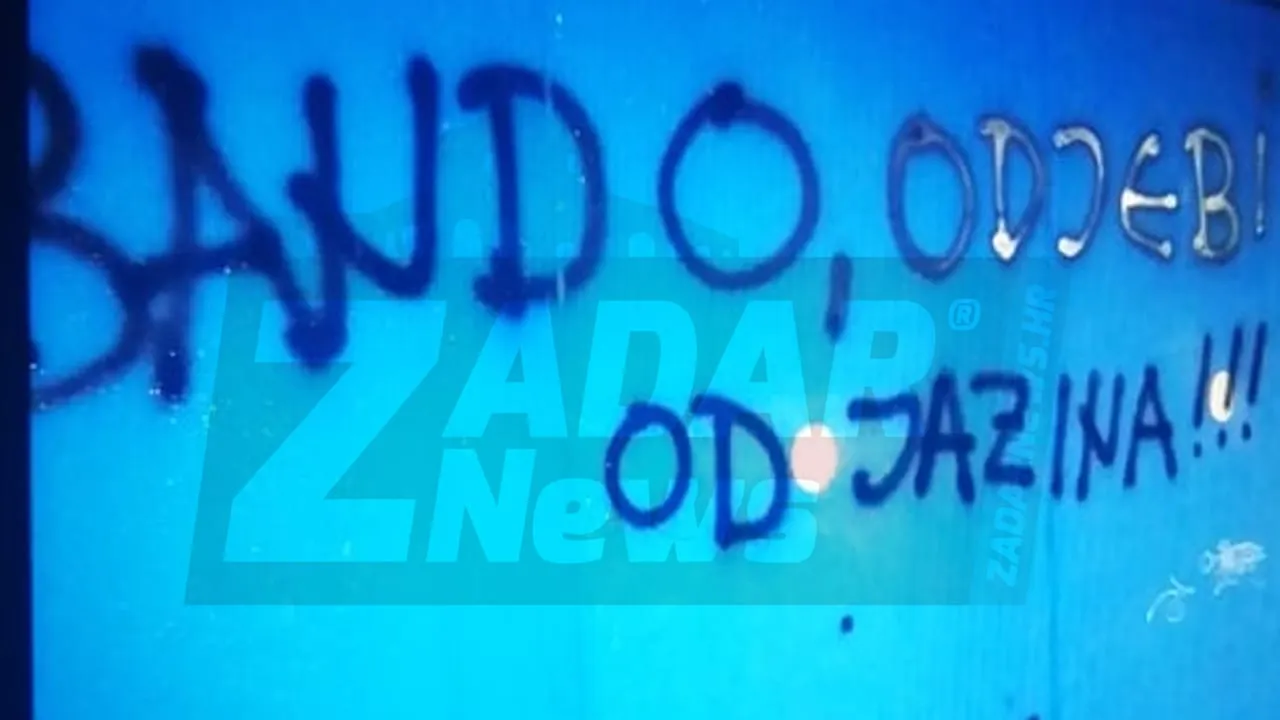 Navijači poručili Kalmeti i HDZ-u: Ovo je naša kuća, odjebite od Jazina, mafijo