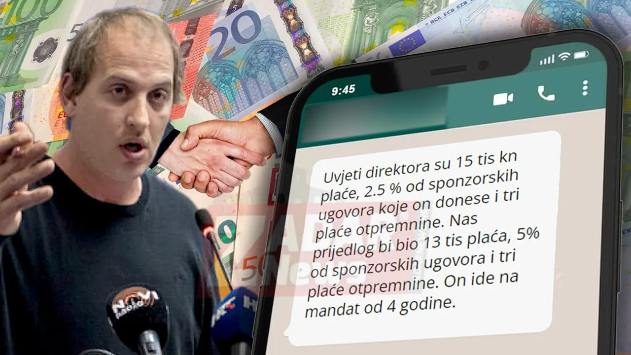 OBJAVLJUJEMO PORUKE: Rubeša se tajno sastajao s Gunjevićem i mimo NO-a s njim dogovorio ogromnu plaću i protustatutarnu proviziju, na potezu su gradonačelnik i policija