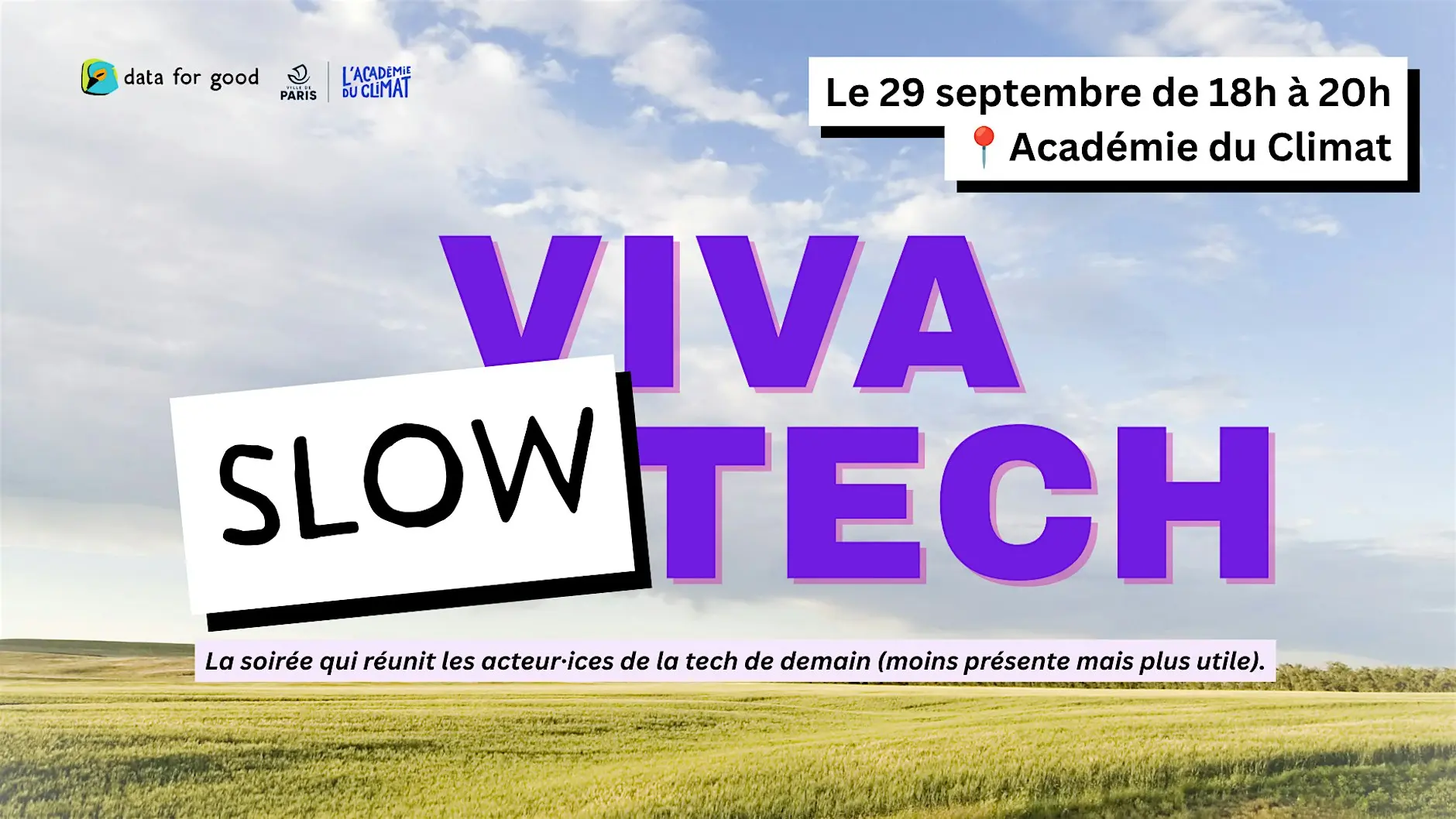 Visuel présentant l'événement