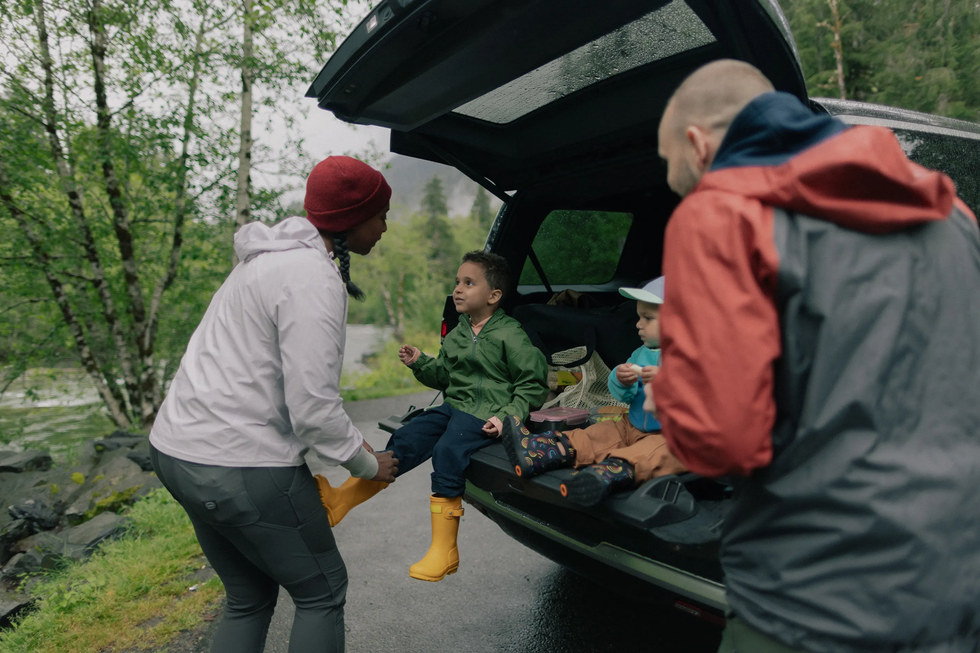 Weekend family trip with Rivian R1S