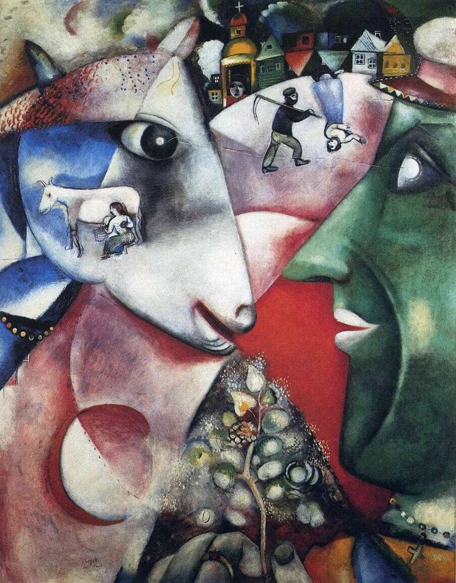 I and the Village, Marc Chagall