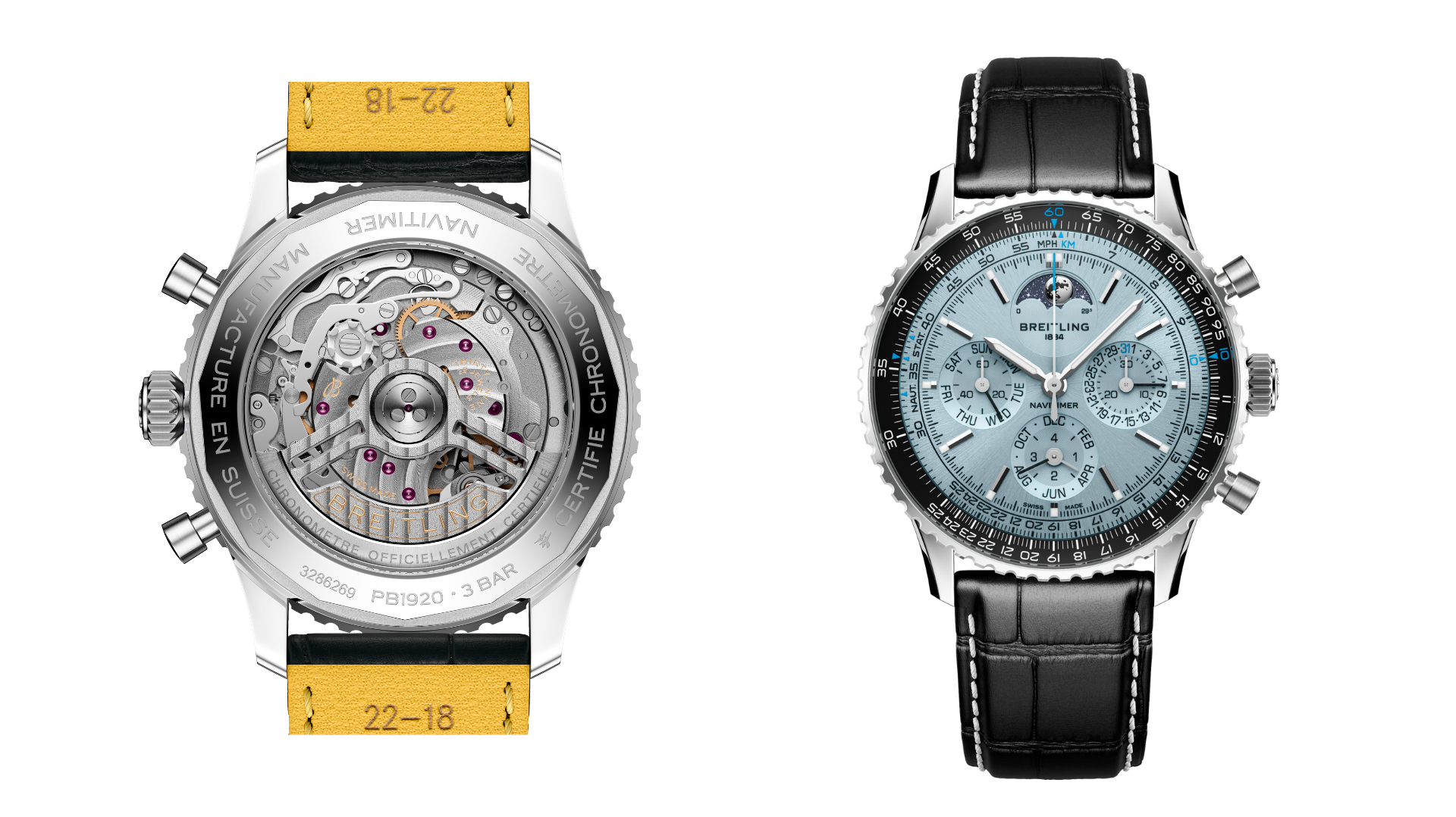Breitling Navitimer B19 with Ice-Blue Dial