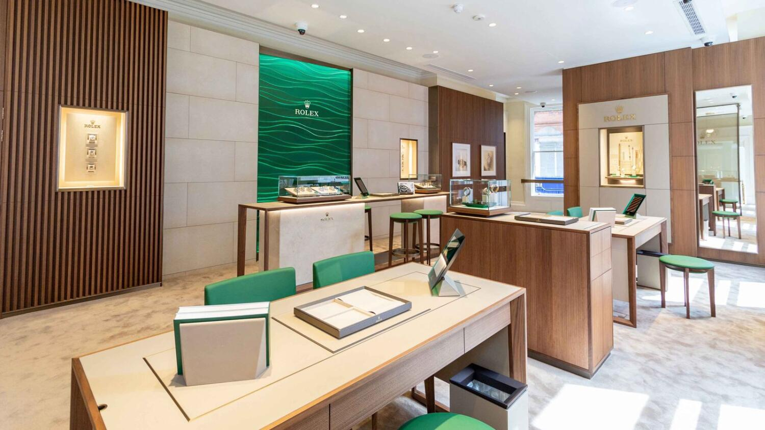 The Rolex room in Weir & Sons’ Jewellers in Grafton Street