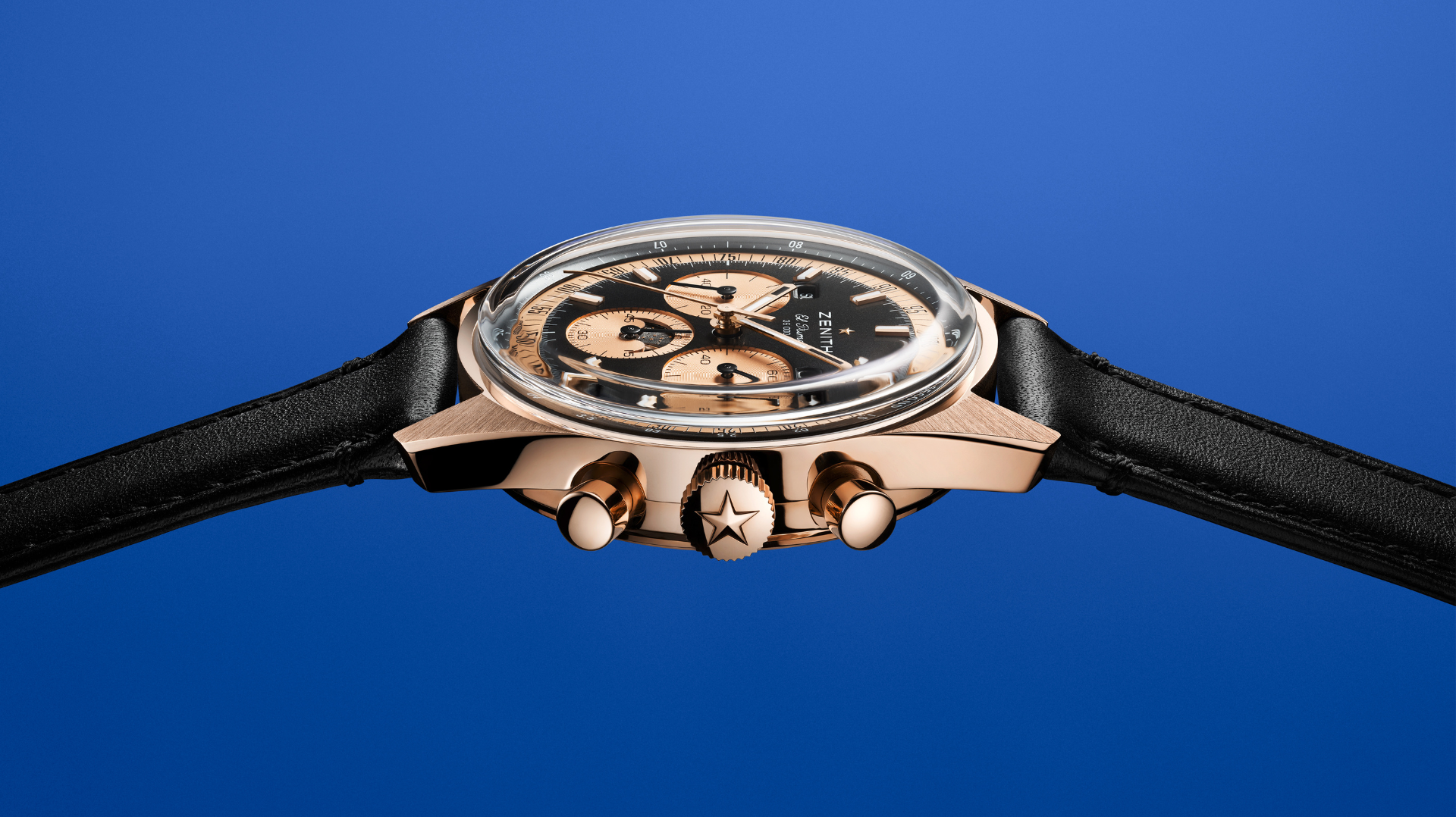 ZENITH CHRONOMASTER Triple Calendar Returns in Rose Gold
