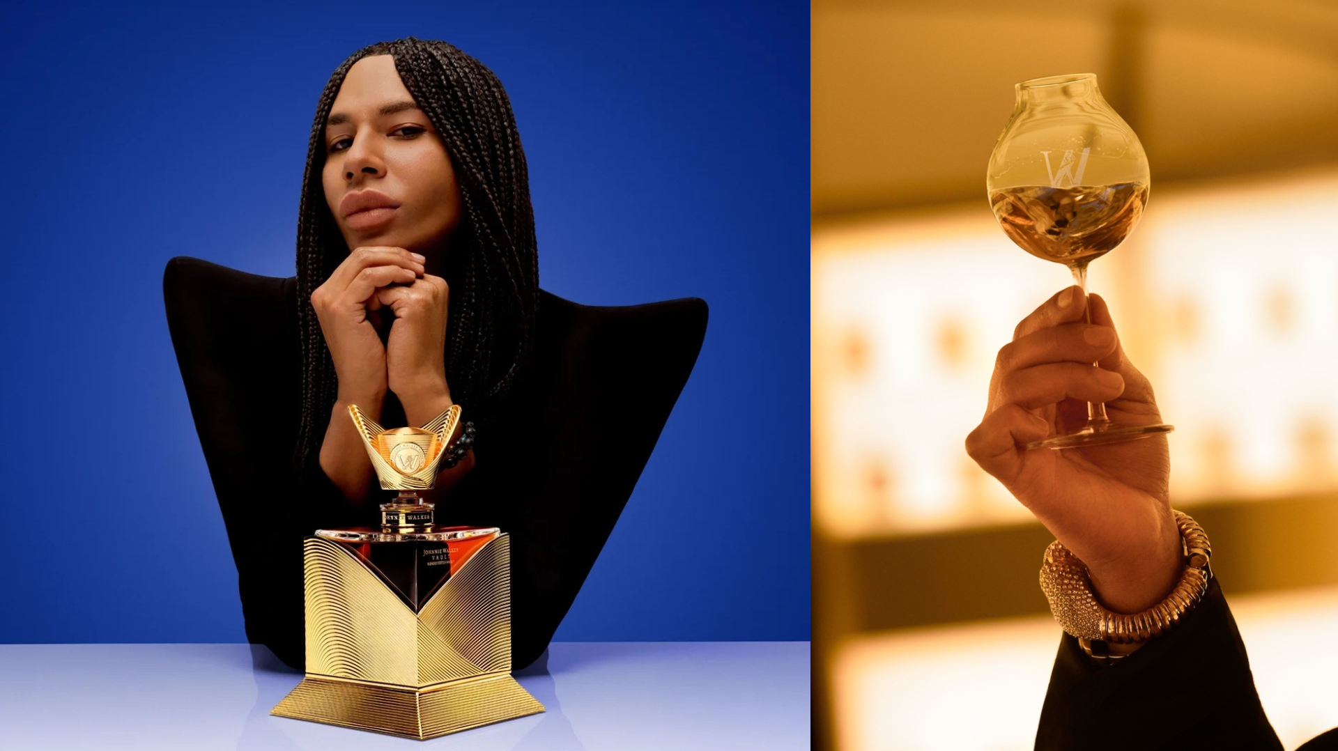 Olivier Rousteing Reimagines Luxury Whisky with Johnnie Walker