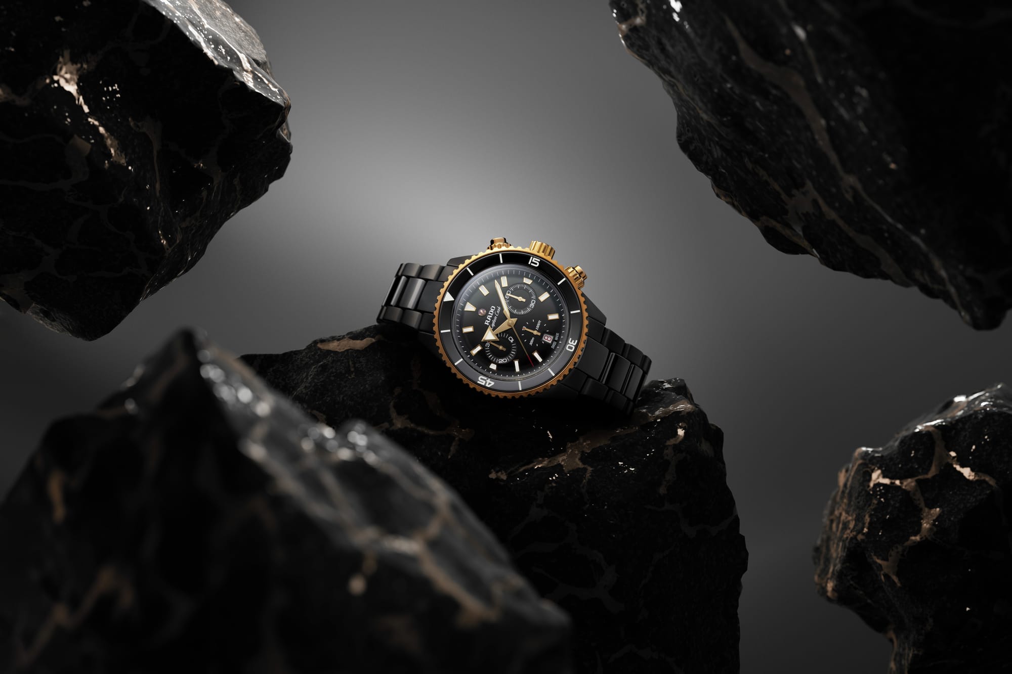 The Captain Cook High Tech Ceramic Chronograph, Rado