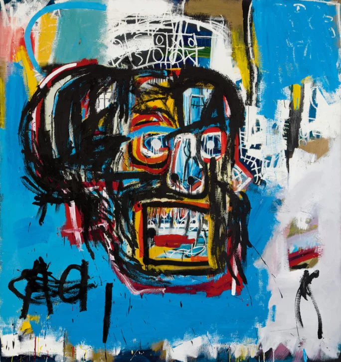 JEAN-MICHEL BASQUIAT, UNTITLED, 1982. SOLD FOR $110.5 MILLION IN THE CONTEMPORARY ART EVENING AUCTION, MAY 2017.