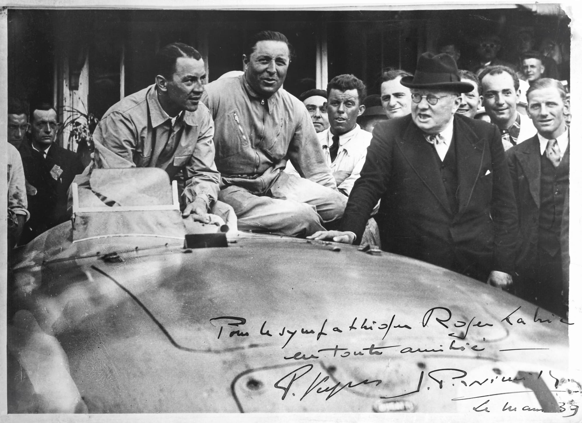 18th of June 1939 history was made. Pierre Veyron and Jean-Pierre Wimille win Le Mans in a Bugatti Type 57C Tank.​