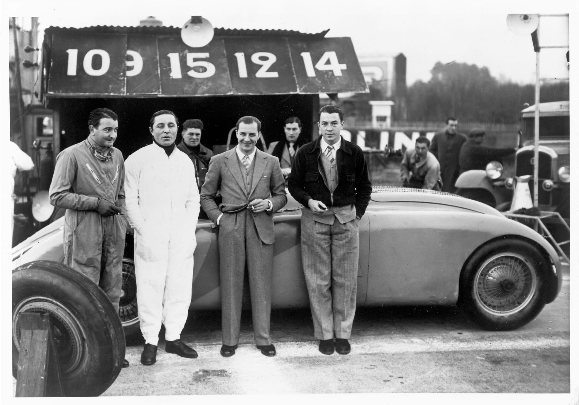 Veyron, Wimille and Jean Bugatti. Three men, one vision, and the 57G Tank that would etch their names into racing legend.​