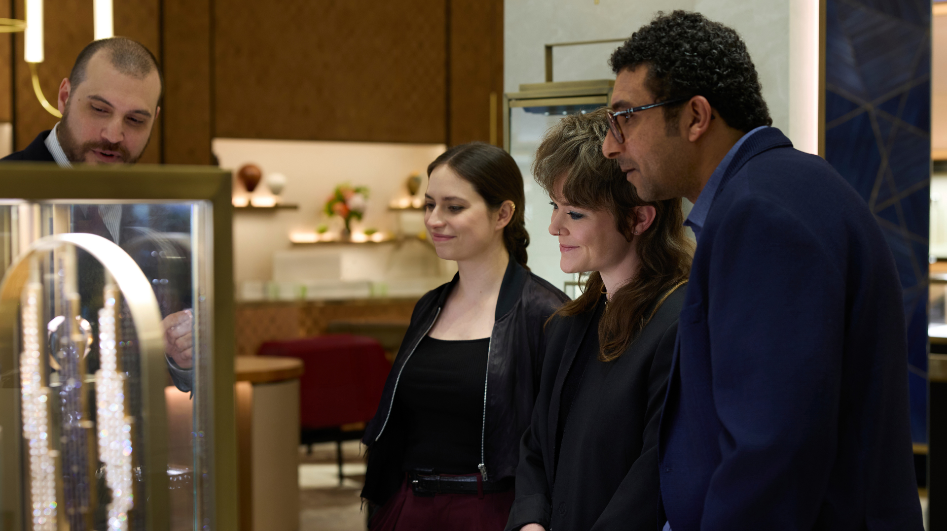 Aspen Golann (USA), a furniture maker; Ibrahim Said (Egypt), a ceramicist; and Joy Harvey (Italy), a jeweller. 