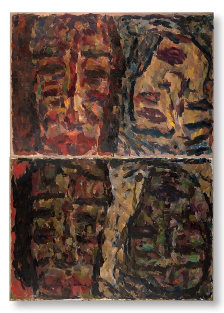 MARWAN (B. 1934, DAMASCUS - 2016, BERLIN). Der Freund (The Friend), Painted in 2002. Image courtesy of The Khalid Shoman Collection, Amman © Estate Marwan