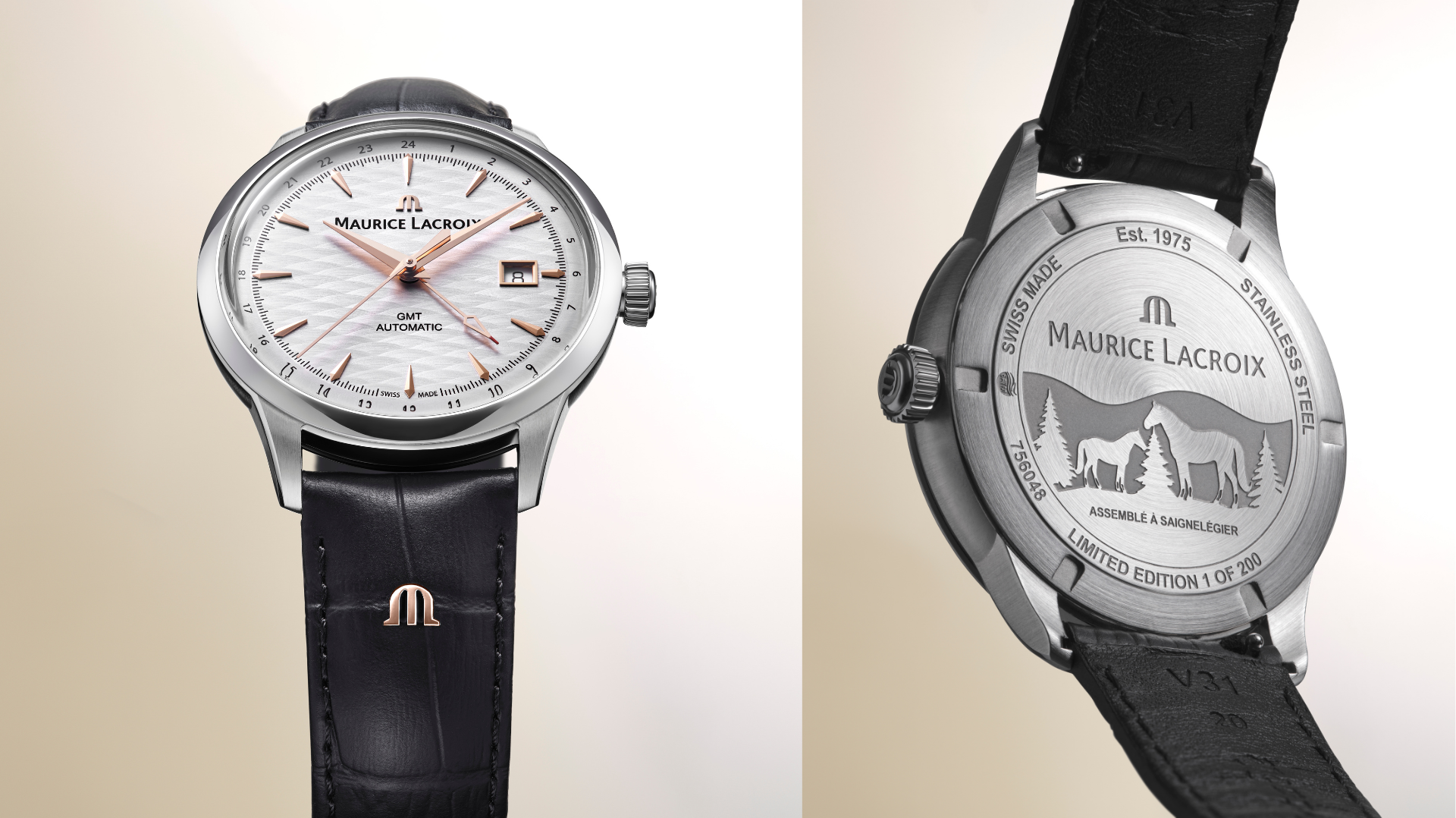 1975 Automatic GMT Silver Mist, Maurice Lacroix