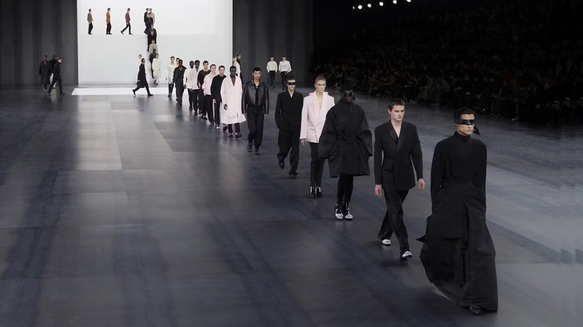 Extravagant Transformations for Dior Men’s Winter 2025-2026 Collection