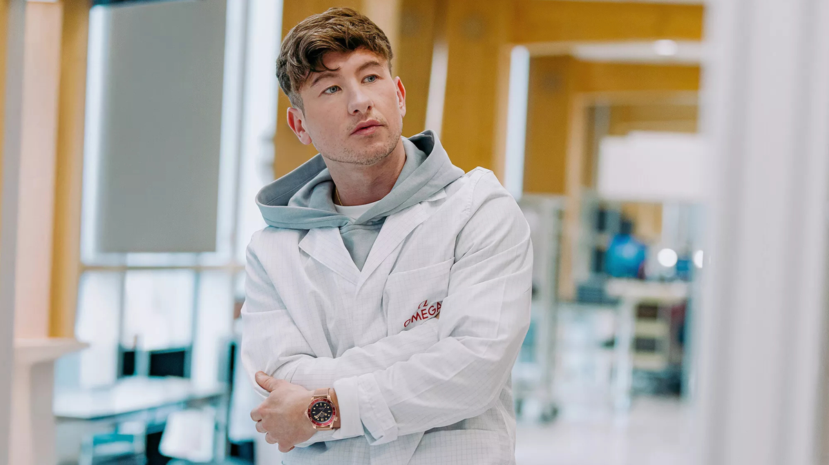 Barry Keoghan Visits OMEGA Headquarters