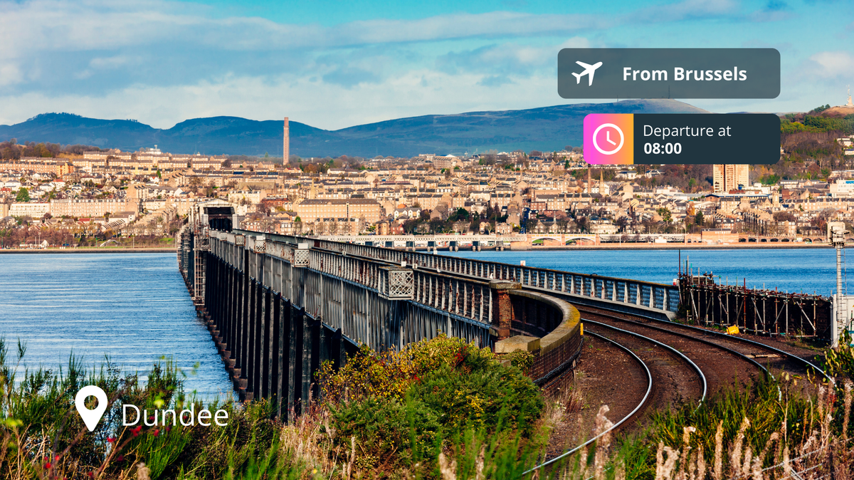 Last-Minute Private Jet Deal: Brussels to Dundee for 89% Off!