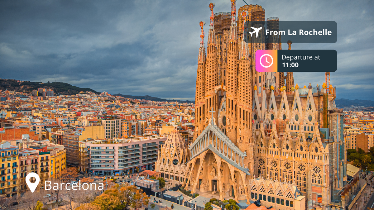 Last-Minute Private Jet Deal: La Rochelle to Barcelona for 89% Off!