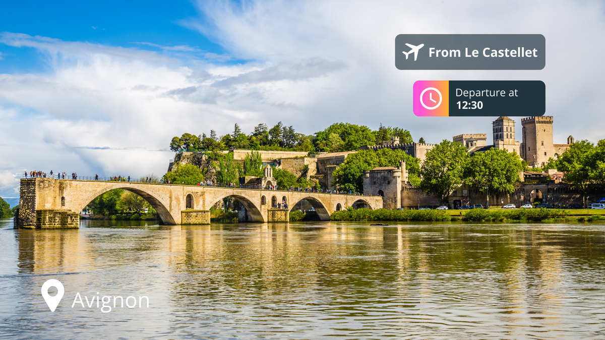 Last-Minute Private Jet Deal: Le Castellet to Avignon for 83% Off!