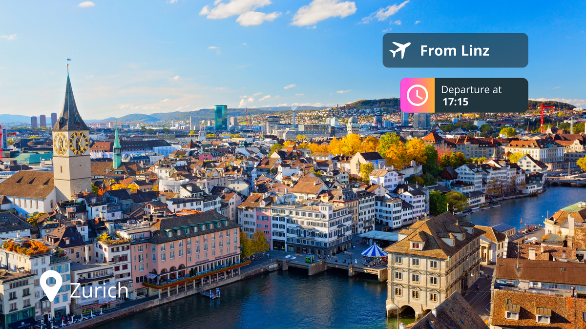 Last-Minute Private Jet Deal: Linz to Zurich for 83% Off!