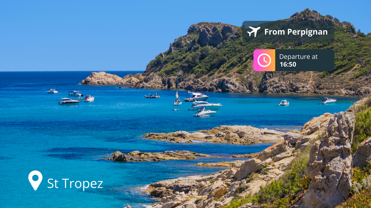 Last-Minute Private Jet Deal: Perpignan to St Tropez for 87% Off!