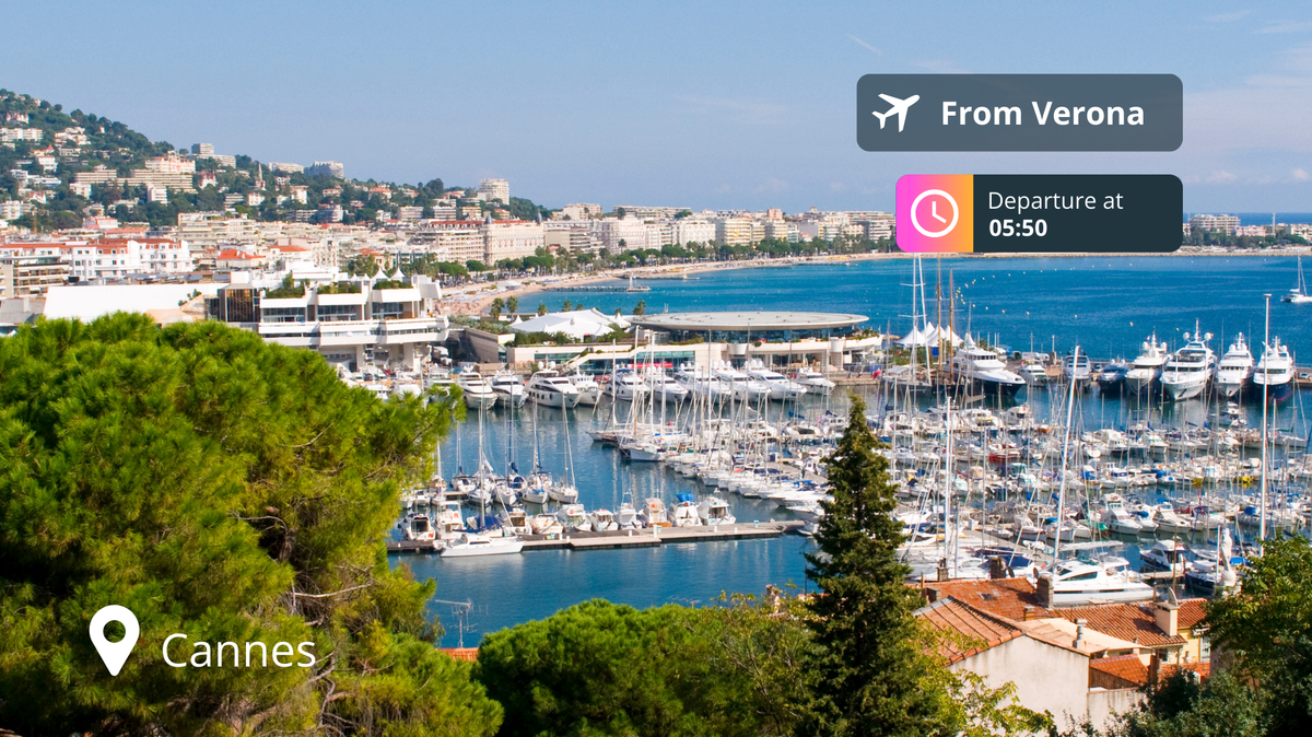 Last-Minute Private Jet Deal: Verona to Cannes for 87% Off!