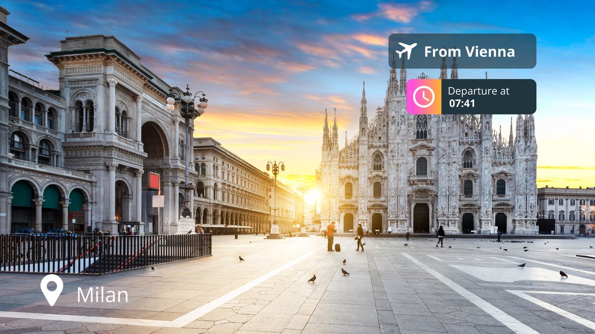 Last-Minute Private Jet Deal: Vienna to Milan for 87% Off!