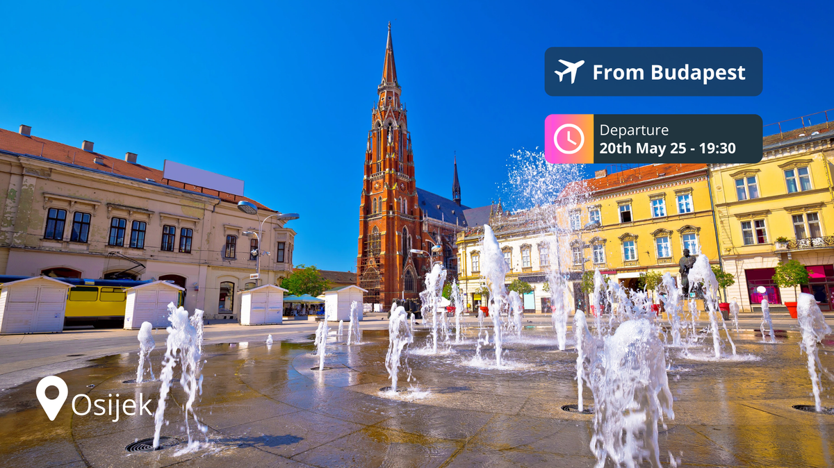 Last-Minute Private Jet Deal: Budapest to Osijek for 84% Off!