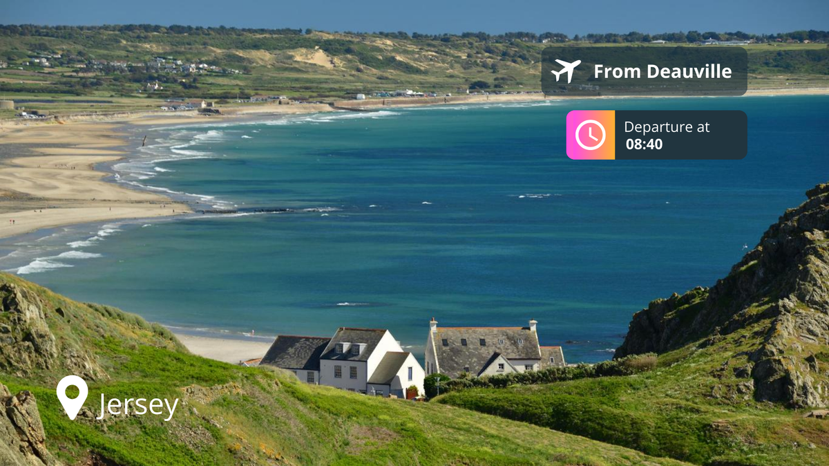 Last-Minute Private Jet Deal: Deauville to Jersey for 85% Off!