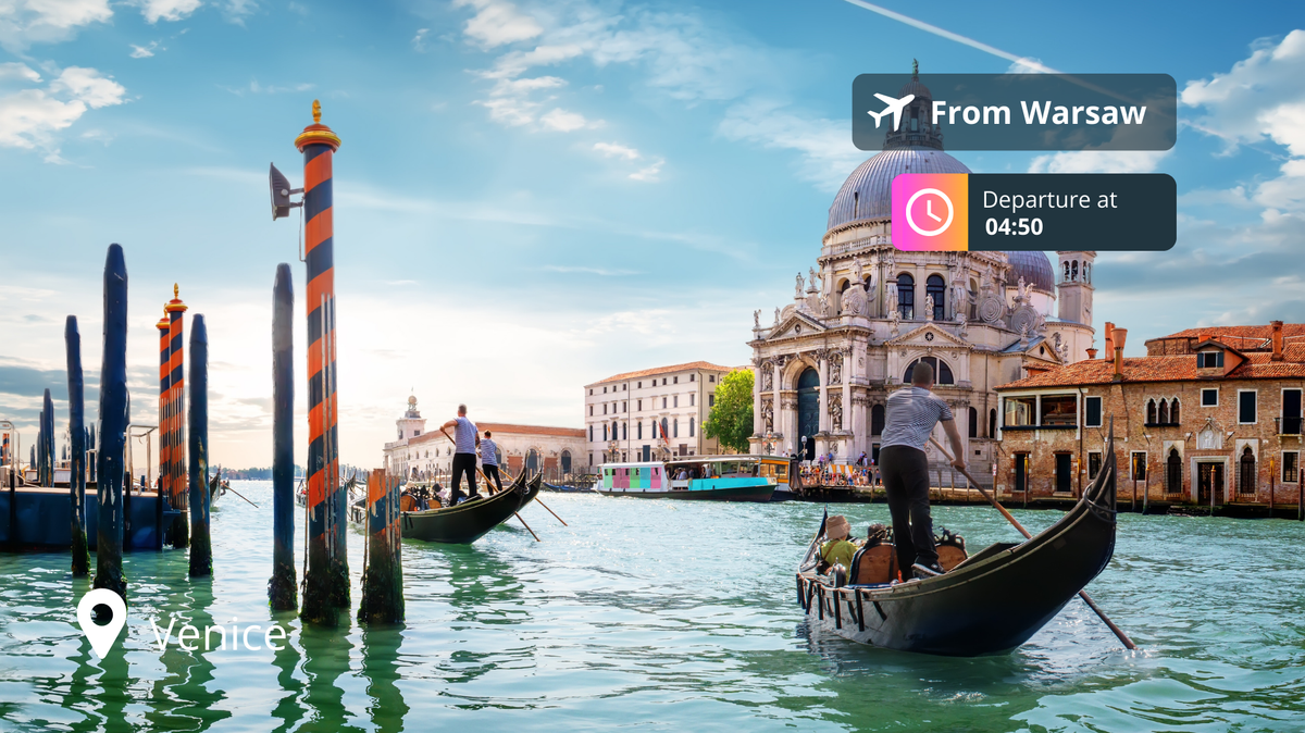 Last-Minute Private Jet Deal: Warsaw to Venice for 87% Off!