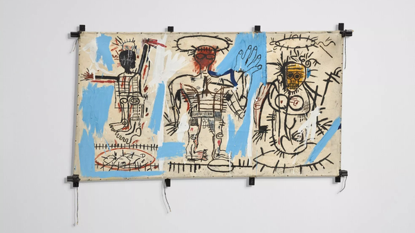JEAN-MICHEL BASQUIAT (1960-1988) Baby Boom. Executed in 1982. Estimate: $20,000,000-30,000,000, Credit: Christie's