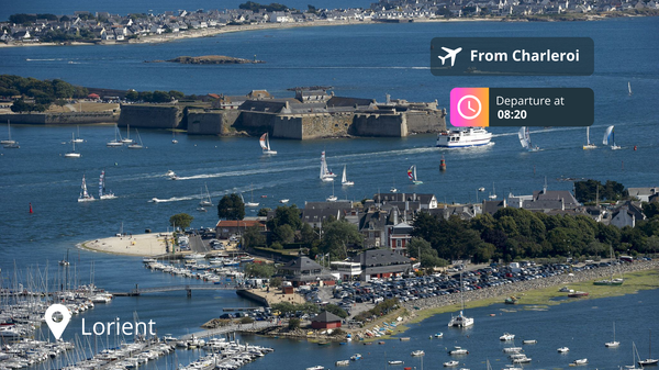 Last-Minute Private Jet Deal: Charleroi to Lorient for 85% Off!