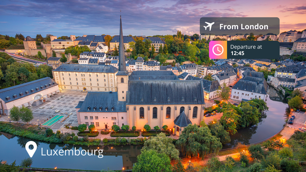 Last-Minute Private Jet Deal: London Stansted to Luxembourg for 82% Off!