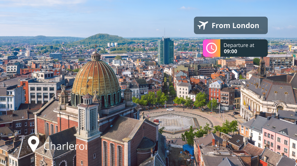 Last-Minute Private Jet Deal: London to Charleroi for 84% Off!