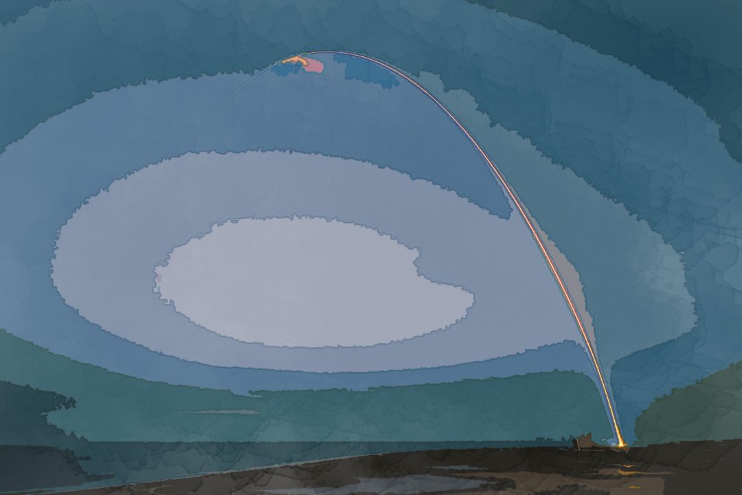 ray of light near body of water