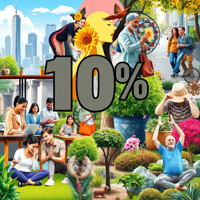 10% of the Population: A Snapshot of Modern Life and Experiences