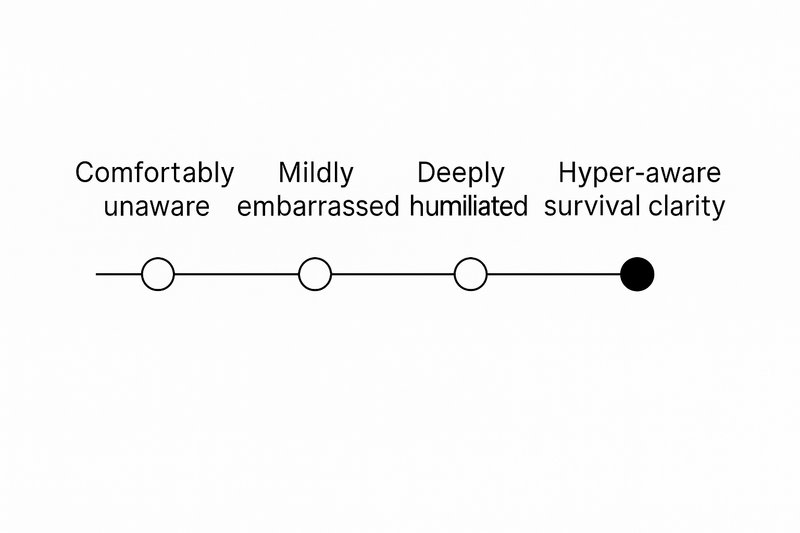 The Axis of Awareness: From Humiliation to Confidence