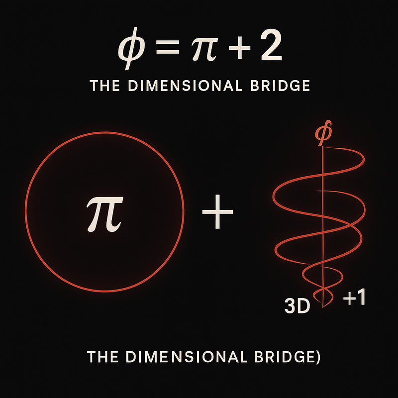π is 2D. φ is 4D.