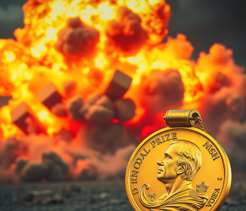 Nobel Prize Money Comes from 10% of Global Dynamite Sales