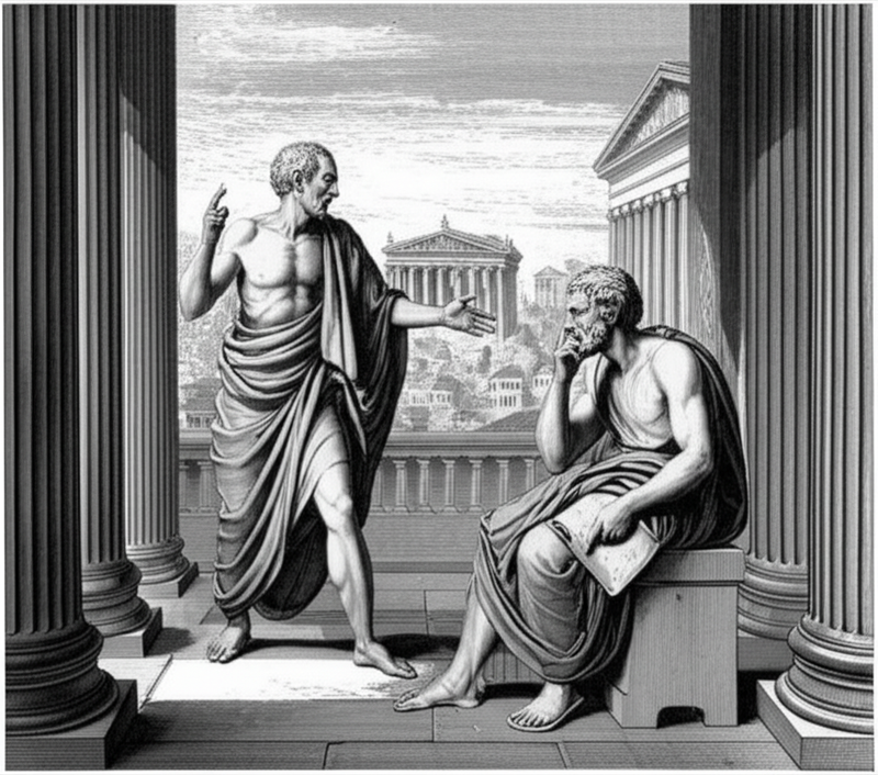 The Distinction Between Logic and Dialectic and Logic