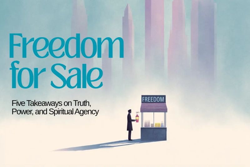 Freedom for Sale: Five Takeaways on Truth, Power, and Spiritual Agency