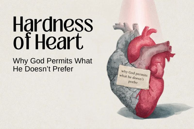 Hardness of Heart: Why God Permits What He Doesn’t Prefer