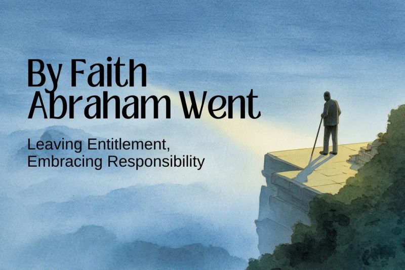 By Faith Abraham Went: Leaving Entitlement, Embracing Responsibility