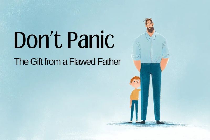 “Don’t panic.”