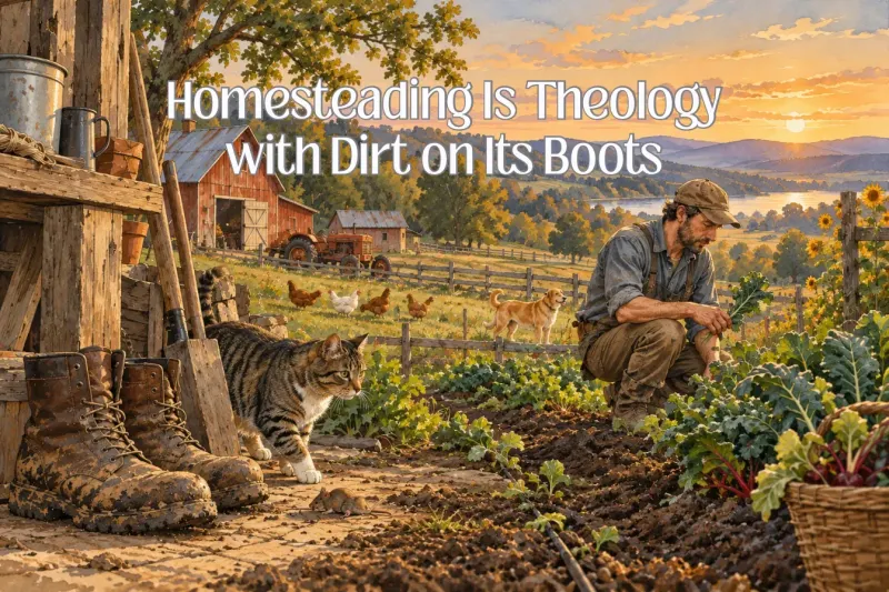 Homesteading Is Theology with Dirt on Its Boots
