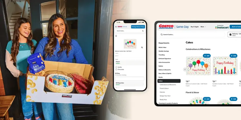 Costco adds custom cake delivery through Instacart