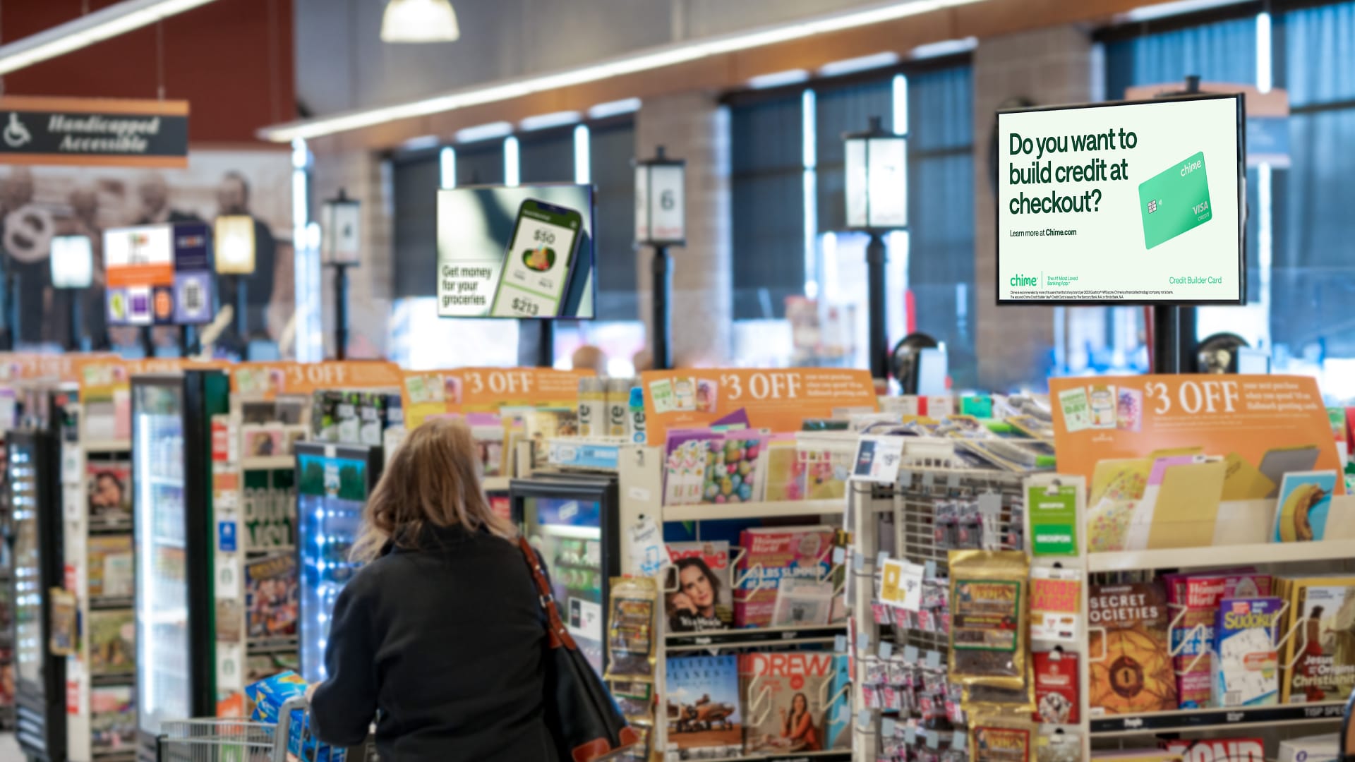 In-store retail media reaches shoppers throughout the trip, from checkout screens to displays across the store, reflecting the full-funnel role marketers now see for the channel. In-store retail media reaches shoppers throughout the trip, from checkout screens to displays across the store, reflecting the full-funnel role marketers now see for the channel.