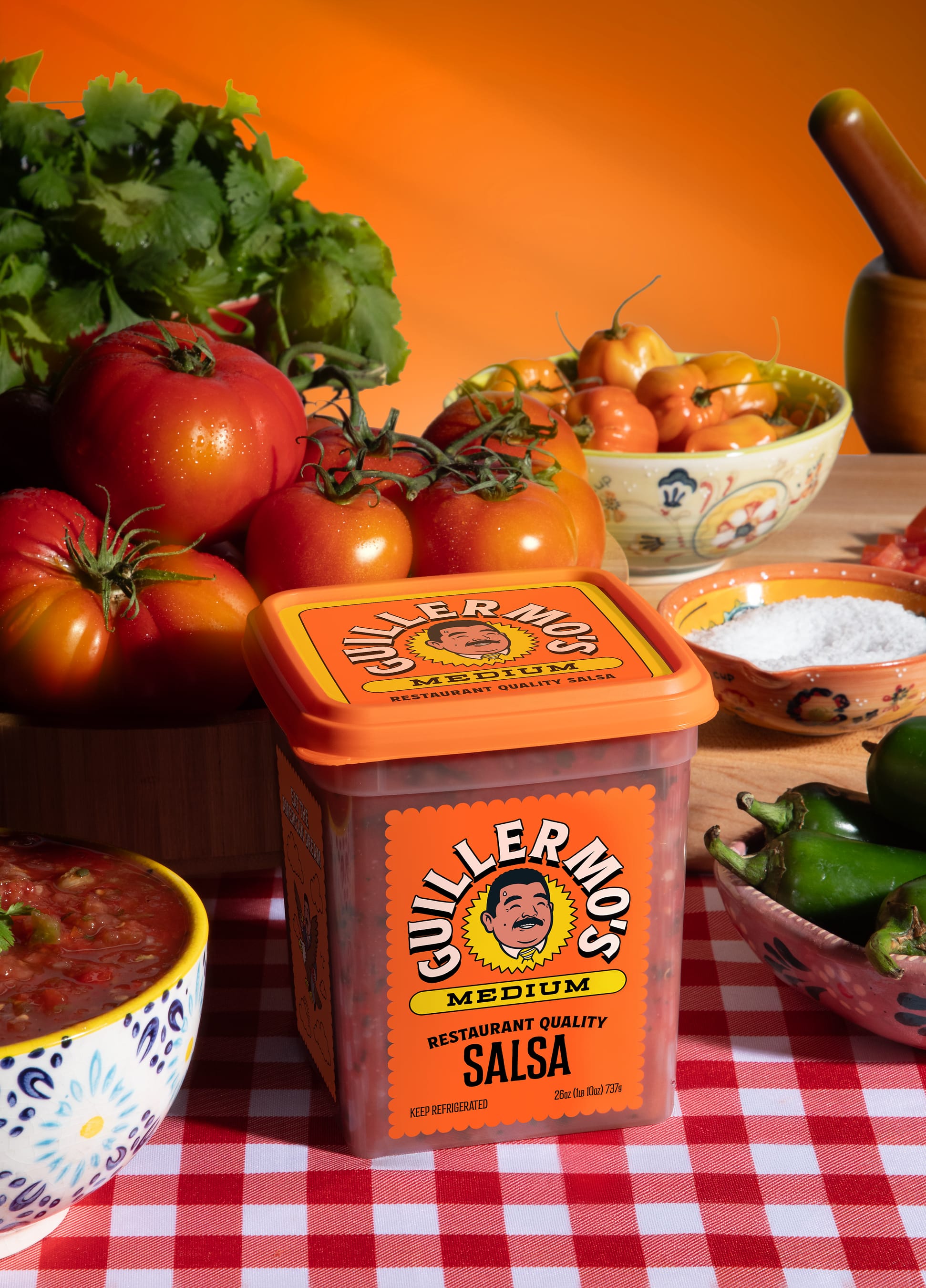 Guillermo's Salsa available nationwide. Guillermo's Salsa available nationwide.