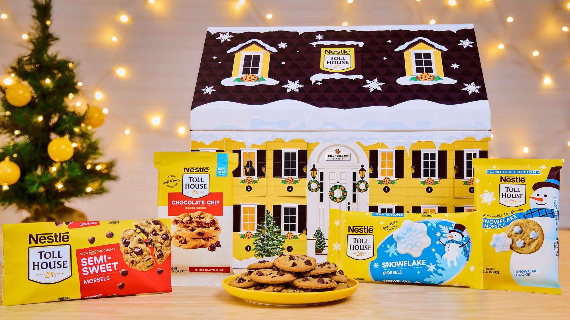 NESTLÉ® TOLL HOUSE® brings holiday magic to the kitchen with its first-ever 12 Days of NESTLÉ® TOLL HOUSE® Advent Calendar, featuring a variety of cookie doughs and morsels from new seasonal innovations to beloved baking favorites for festive moments with family and friends.