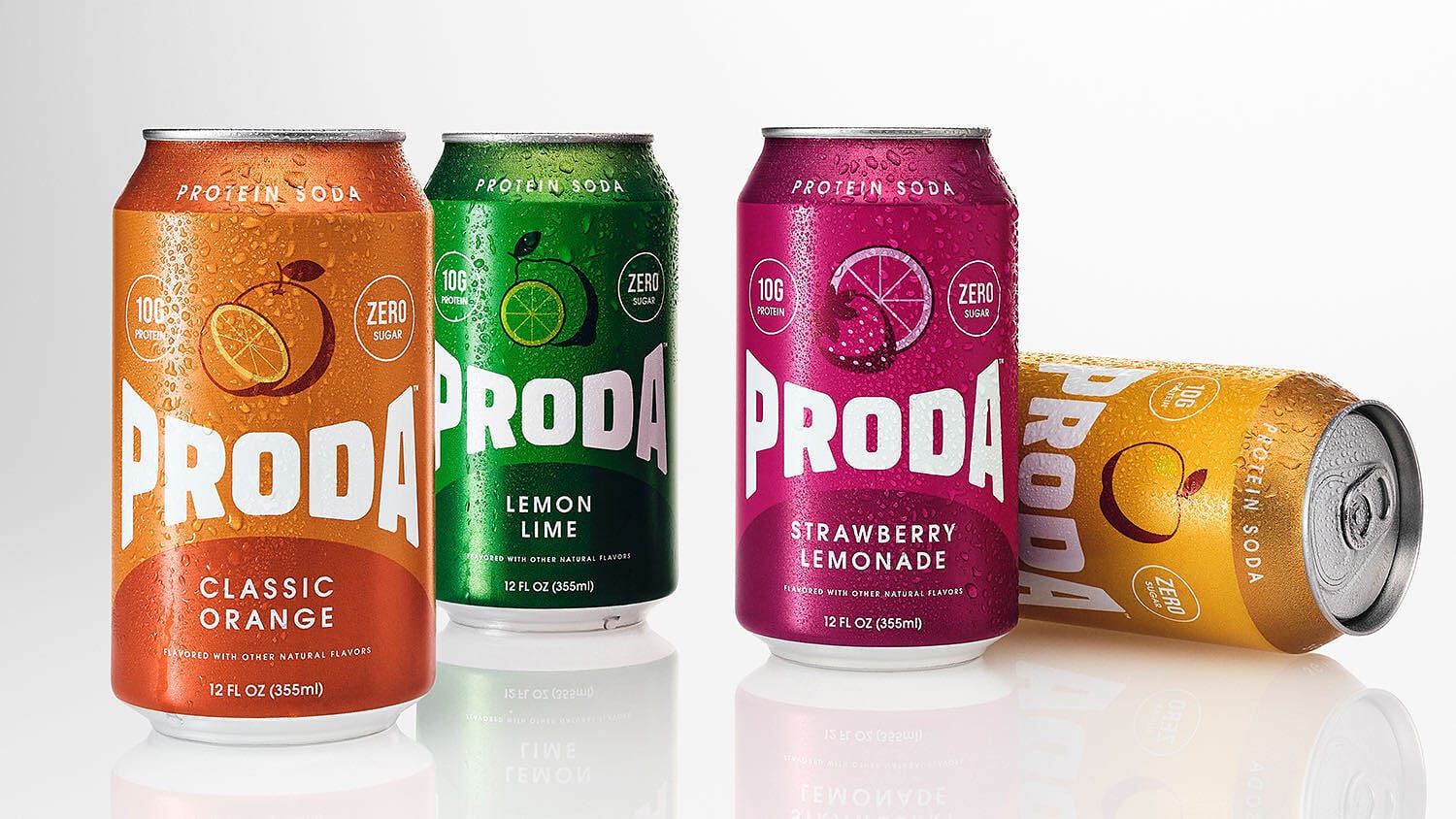 PRODA Classic Orange, Lemon Lime, Strawberry Lemonade, Golden Apple PRODA Classic Orange, Lemon Lime, Strawberry Lemonade, Golden Apple