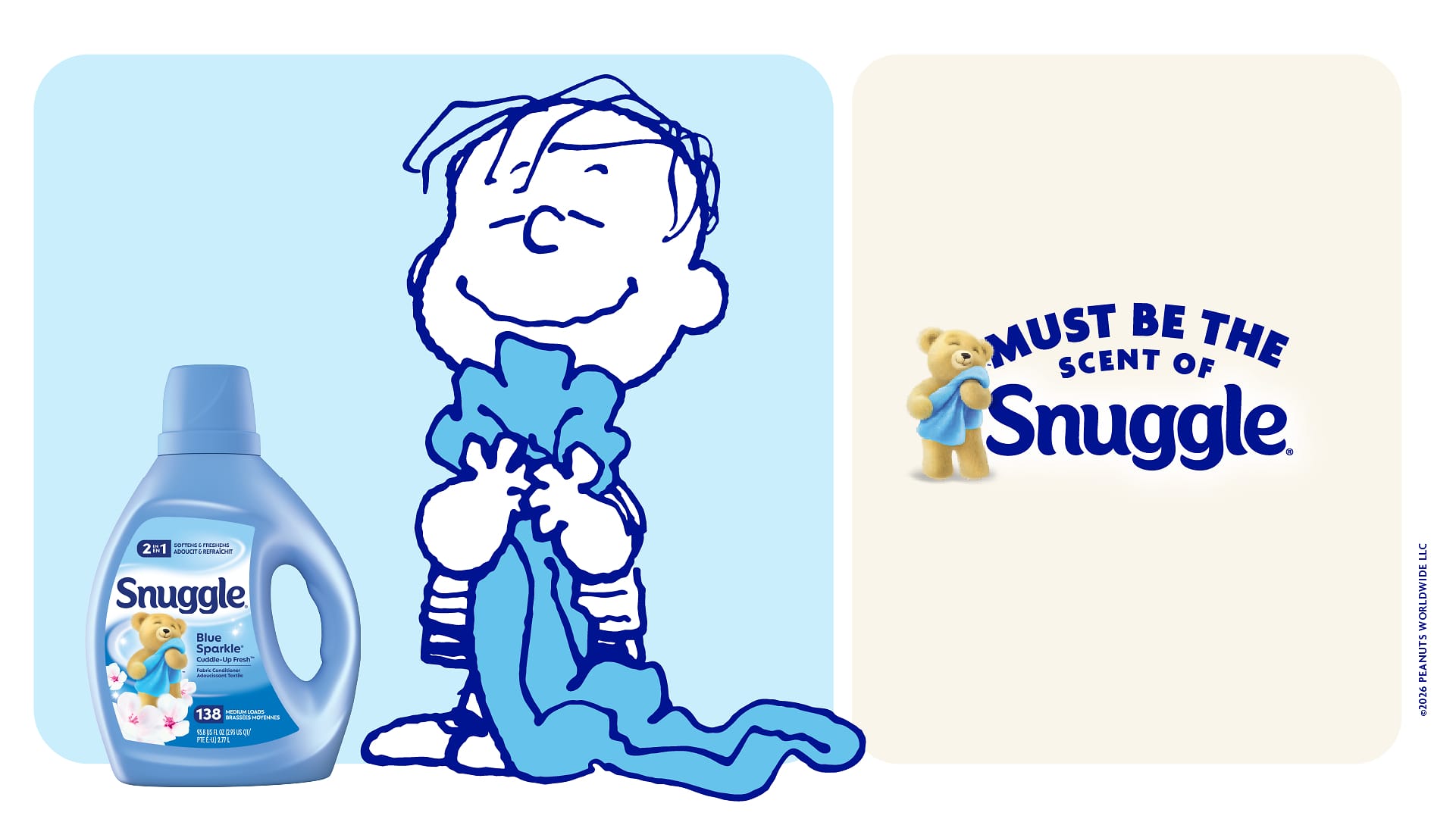 Snuggle® x Peanuts® Campaign Image Snuggle® x Peanuts® Campaign Image